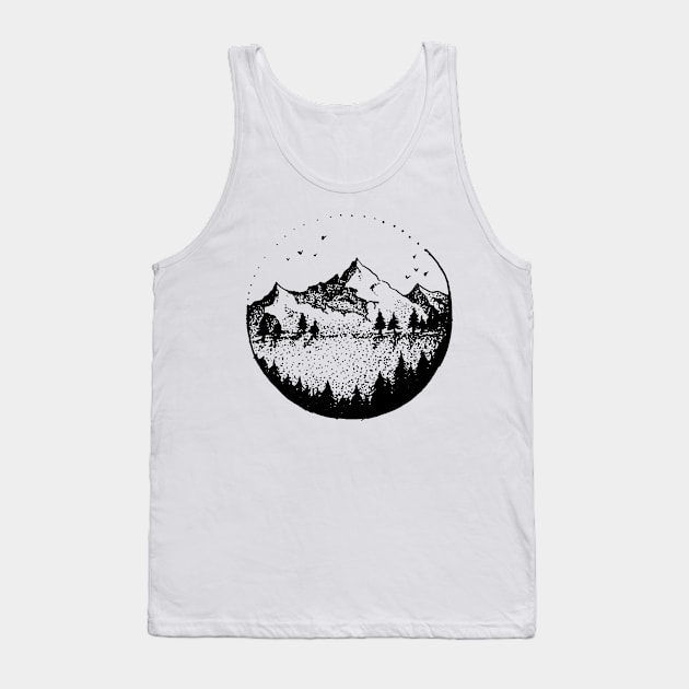 Lake view Tank Top by Enami